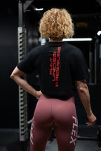 CAMISETA OVERSIZE CROPPED BUILD UNDER PRESSURE MUJER