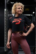 CAMISETA OVERSIZE CROPPED BUILD UNDER PRESSURE MUJER