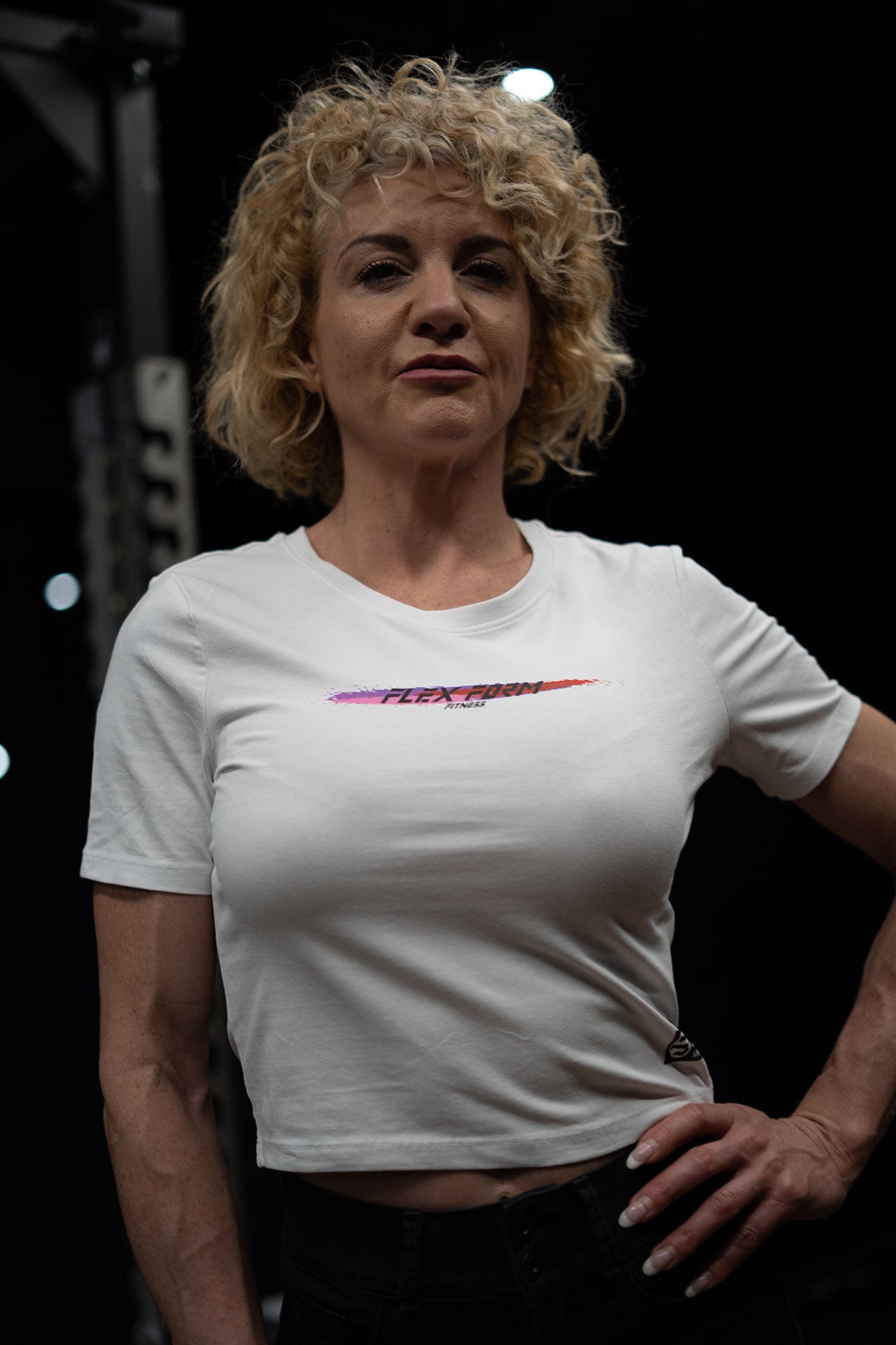 CAMISETA CROPPED SPLASH MUJER