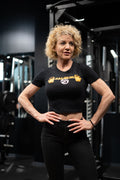 CAMISETA CROPPED OLYMPIC BAR BAW MUJER