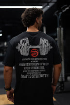 CAMISETA OVERSIZE THAT IS STRENGTH HOMBRE