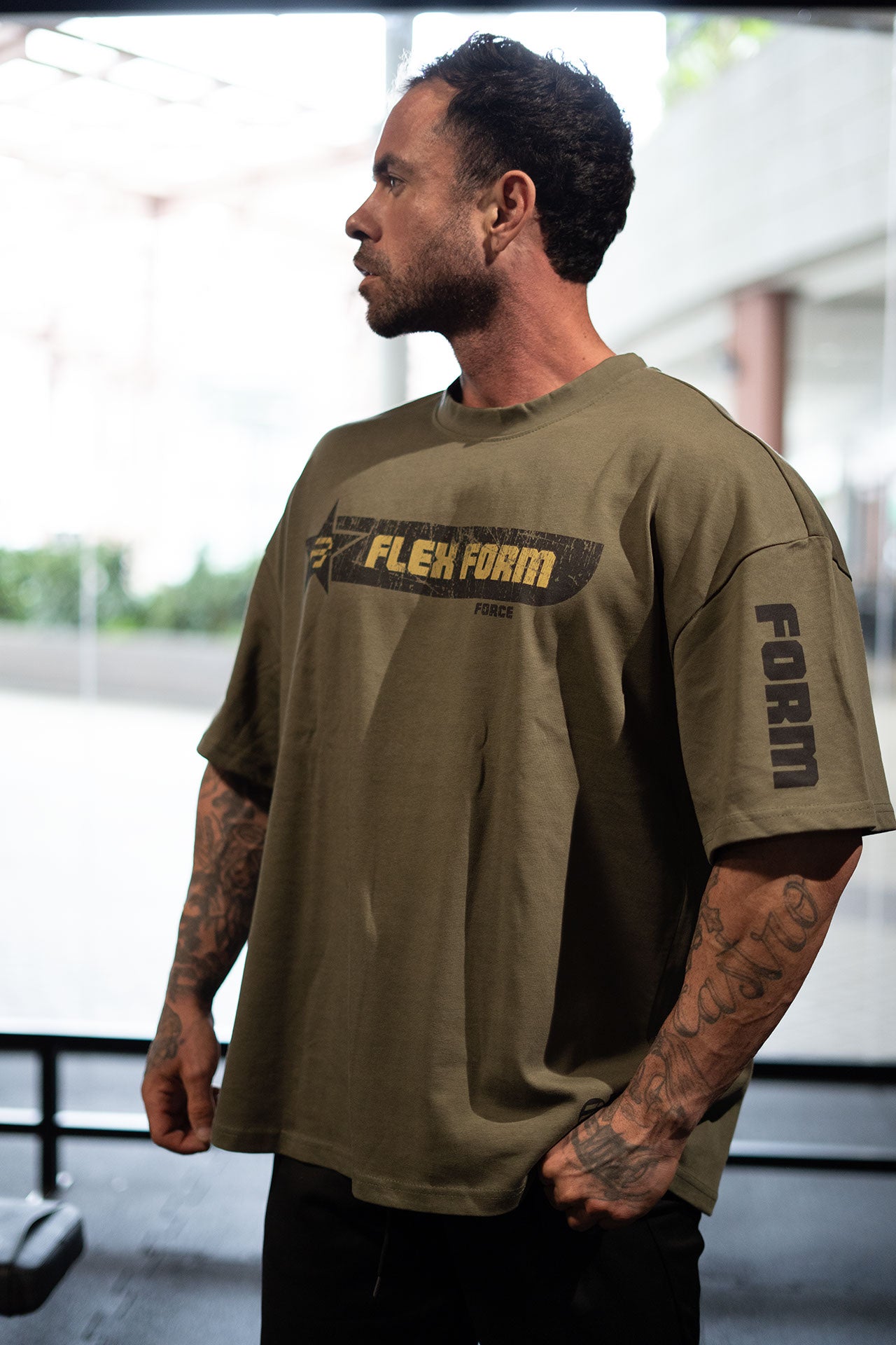 CAMISETA SUPEROVERSIZE TRAIN OR DIE HOMBRE