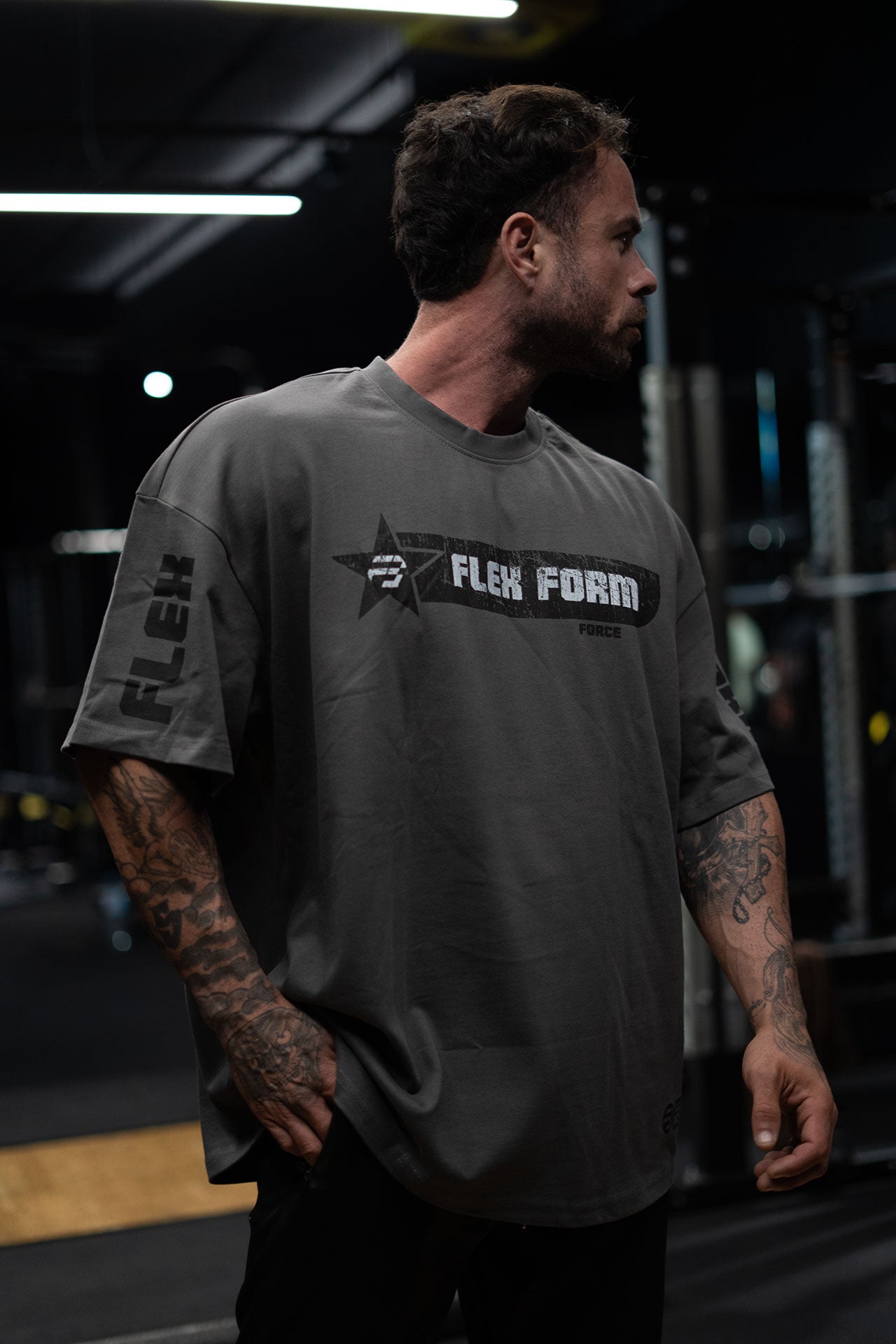 CAMISETA SUPEROVERSIZE TRAIN OR DIE HOMBRE