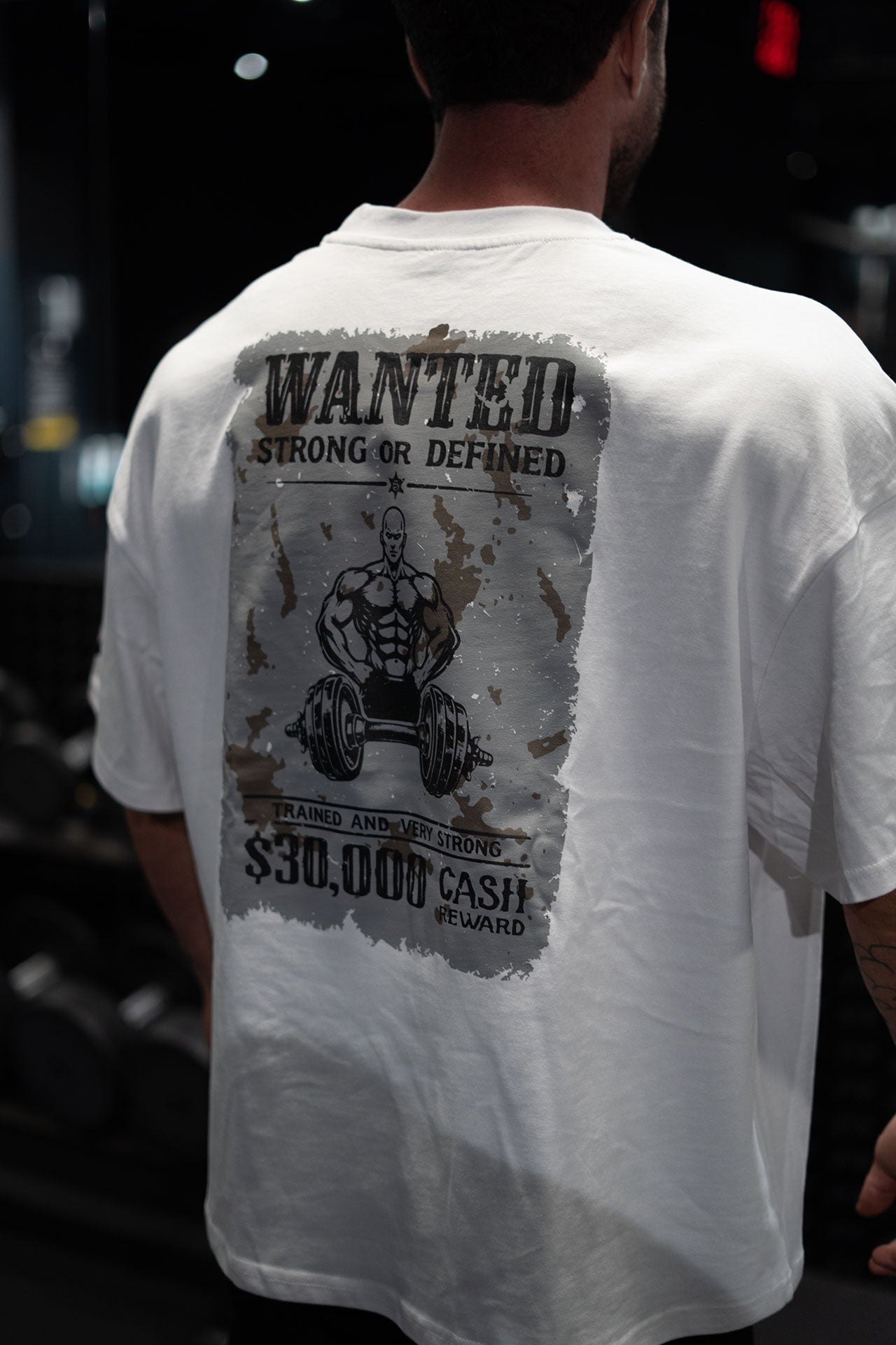 CAMISETA SUPEROVERSIZE WANTED HOMBRE