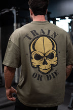 CAMISETA SUPEROVERSIZE TRAIN OR DIE HOMBRE