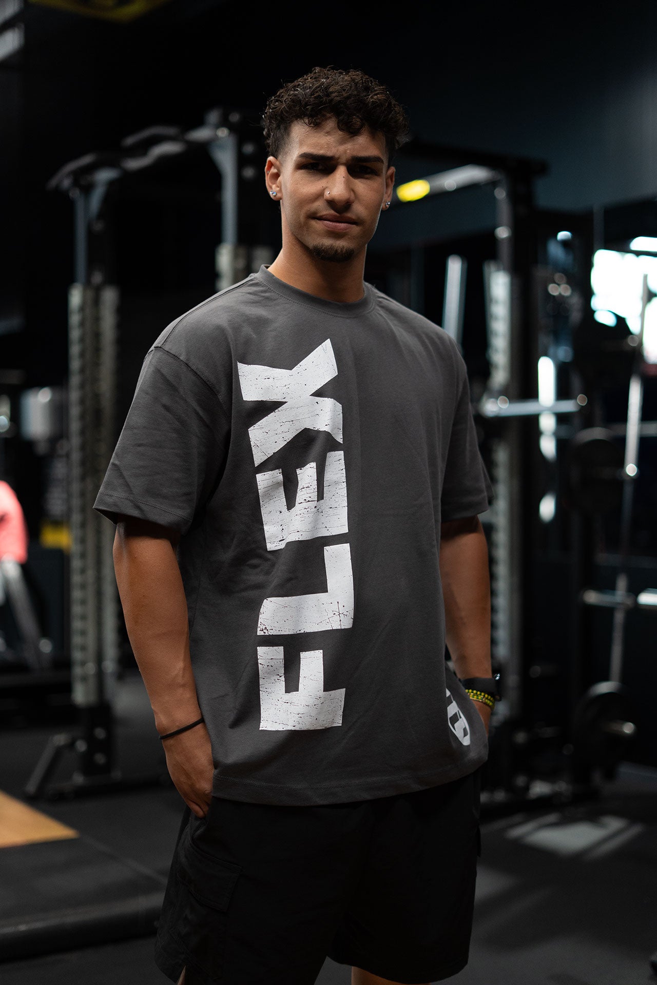 CAMISETA OVERSIZE FLEX FORM SIDE HOMBRE
